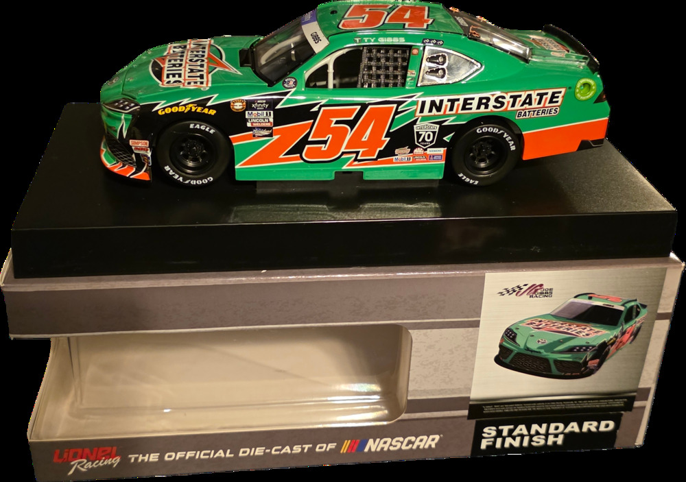 Ty Gibbs 54 Interstate Batteries Labonte Throwback 2022 Toyota Supra 1:24 Lionel